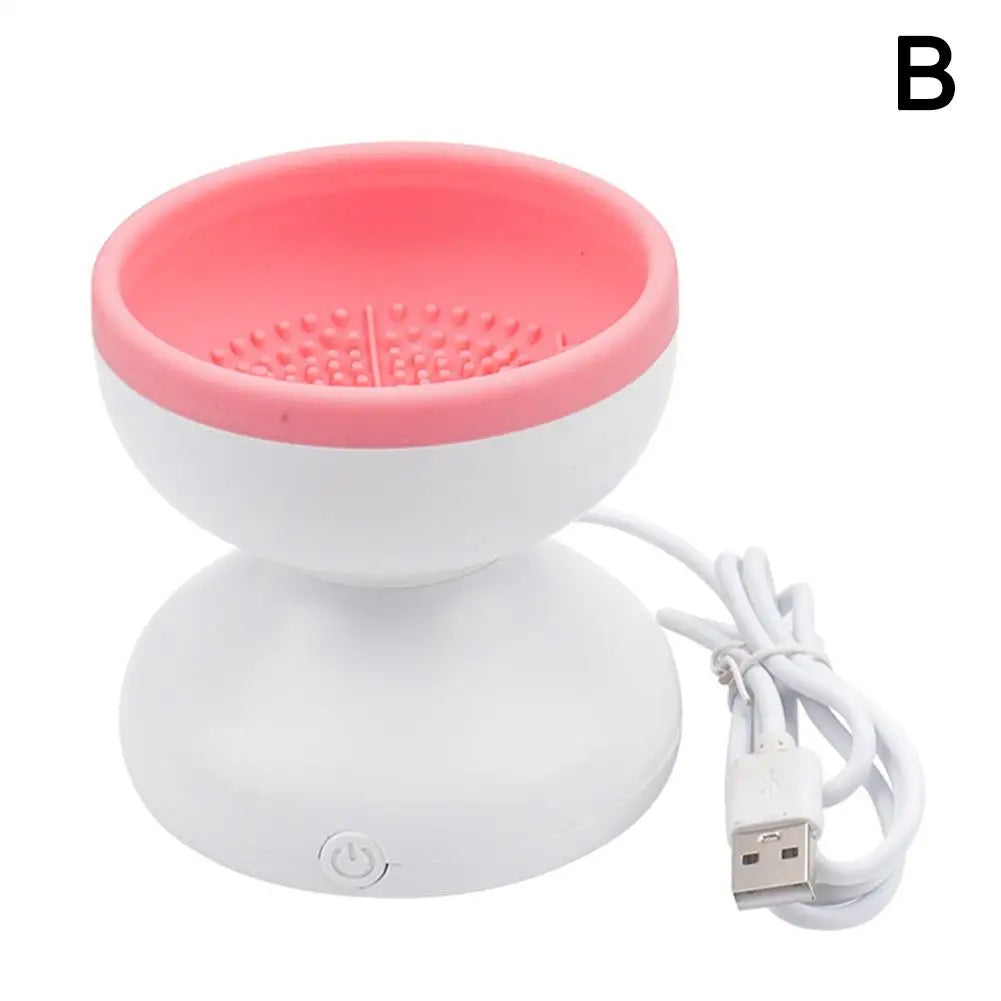 Electric Makeup Brush Cleaner Machine Portable Automatic USB Cosmetic Brush Cleaner Tools For All Size Beauty Makeup Brushes Set