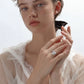 Feathered Heart Ring