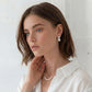 Luna Pearl Arc Necklace