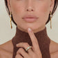 Twisted Flow Pearl Earrings