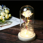 Enchanted Forever Rose Flower In Glass LED Light Home Decoration