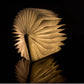 LED Night Light Folding Book Light USB Port Rechargeable Wooden Magnet Lamp