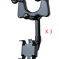 Rearview Mirror Phone Holder For Car Rotatable And Retractable Car Phone Holder Multifunctional 360 Rear View Mirror Phone Holder Suitable For All Mobile Phones And All Car